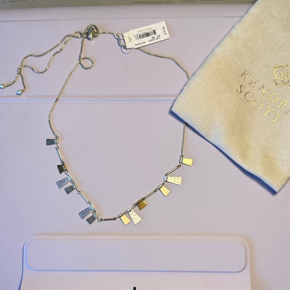 Kendra Scott Mixed Metal Geometric Necklace